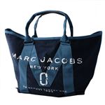 MARC JACOBS （マークジェイコブス） M0011123-423 Denim ミリタリーロゴプリント トートバッグ A4サイズ対応 New Logo Tote