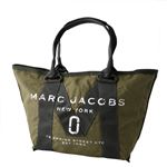 MARC JACOBS （マークジェイコブス） M0011222-313 Army Green ミリタリーロゴプリント トートバッグ スモール A4サイズ対応 New Logo Small Tote