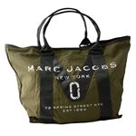 MARC JACOBS （マークジェイコブス） M0011223-313 Army Green ミリタリーロゴプリント トートバッグ A4サイズ対応 New Logo Tote