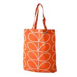 Orla Kiely （オーラカイリー） 17SELIN307 Persimmon トートバッグ ショッピングバッグ GIANT LINEAR STEM Packaway Tote