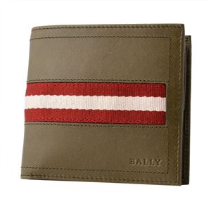 BALLY (バリー) TYE 699 6214887 メンズ バリーストライプ 小銭入れ付 二つ折り財布 商品画像
