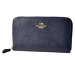 COACH （コーチ） 58584 Li／Navy（LINAV） ラウンドファスナー長財布 MEDIUM ZIP AROUND