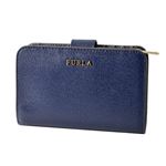 FURLA （フルラ） 903641 NAVY PR85 B30 バビロン L字ファスナー小銭入れ付 二つ折り 財布 BABYLON M ZIP AROUND