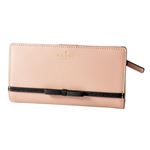 kate Spade （ケイトスペード） PWRU5724 287 リボンモチーフ 背面ファスナー小銭入れ＆定期入れ付 二つ折り長財布 CONNORS LANE stacy