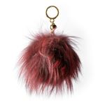 MICHAEL KORS （マイケルコース） 32F6GKCK3F MULBERRY フォックスファー キーリング バッグチャーム FUR PON PON