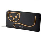 MARC JACOBS （マークジェイコブス） M0011180-002 Black Multi キティキャット 猫モチーフ ラウンドファスナー長財布 Kitty Kat Standard Continental