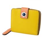 Orla Kiely （オーラカイリー） 17SBGFL121 Lemon ラウンドファスナー小銭入れ付二つ折り財布 GIANT FROWER Square Zip Wallet