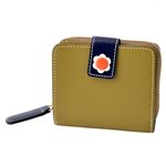 Orla Kiely （オーラカイリー） 17SBGFL121 Moss ラウンドファスナー小銭入れ付二つ折り財布 GIANT FROWER Square Zip Wallet