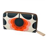 Orla Kiely （オーラカイリー） 17SESFS122 Sunset ラウンドファスナー長財布 SUMMER FROWER STEM Big Zip Wallet