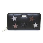 STELLA McCARTNEY （ステラマッカートニー） 431020 W8141 1000 スター 星型パッチワーク ラウンドファスナー長財布 Wallet Eco Alter Nappa Multicolor Stars