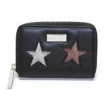 STELLA McCARTNEY （ステラマッカートニー） 431022 W8141 1000 スター 星型パッチワーク ジップ コインケース 小銭入れ Coin Purse Eco Alter Nappa Multicolor Stars