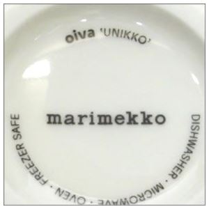 marimekko (マリメッコ) UNIKKO BOWL ウニッコ柄 ボウル 250ml デザートやサラダなどを入れるのに便利  ホワイト×レッド 63432 1 White/Red 商品写真2