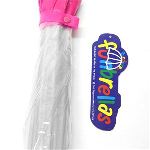 Fulton (フルトン) C603 5828 Funbrella-2 Pink 子供用 キッズ用 ビニール傘 長傘 バードケージ ミニ アンブレラ 英国王室御用達ブランド 商品写真2