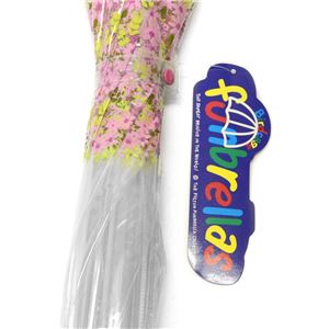 Fulton (フルトン) C605 28315 Funbrella-4 Pretty Petals 子供用 キッズ用 ビニール傘 長傘 バードケージ ミニ アンブレラ 英国王室御用達ブランド 商品写真2