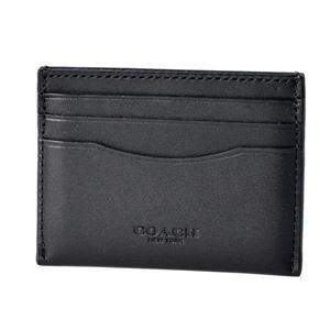 COACH（コーチ） 54441 Dk／Black （DKBLK） カードケース 名刺入れ FLAT CARD CASE