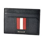 BALLY（バリー ） TACLIPO.LT 10 6218037 バリーストライプ マネークリップ付 カードケース 名刺入れ