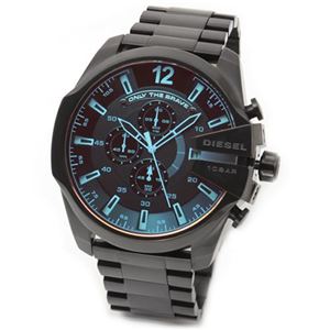 DIESEL(ディーゼル) メンズ 腕時計 人気のデカ系クロノグラフウオッチ 見る角度で色見が変化するホログラム・クリスタル DZ4318 商品画像