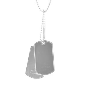 GUCCI（グッチ） 010492-09840-0006 DOG TAG ドッグタグ ペンダント ネックレス