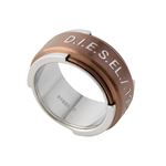DIESEL（ディーゼル） DX1097040／ 8.0 ロゴ メンズ リング 指輪 8号 （日本サイズ15.5号相当）