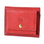 IL BISONTE（イルビゾンテ） C0940 P 245 Rosso 三つ折り 財布 コンパクトウォレット WALLET