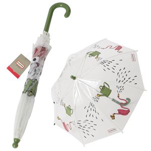 HUNTER（ハンター） JAU6010UPN-GAR ガーデンプリント アンブレラ 子供用 キッズ用 アンブレラ ビニール傘 長傘 Kids Printed Bubble Umbrella