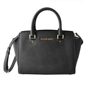 MICHAEL KORS （マイケルコース） 30S3GLMS2L 001 BLACK（ブラック） 2WAY ショルダーバッグ ハンドバッグ ミディアム SELMA MD