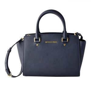 MICHAEL KORS （マイケルコース） 30S3GLMS2L 414 ADMIRAL（ネイビー） 2WAY ショルダーバッグ ハンドバッグ ミディアム SELMA MD