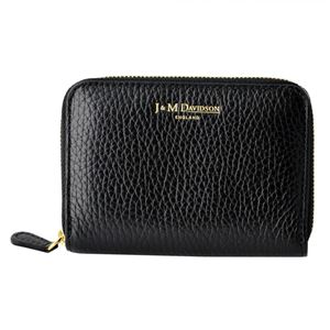 J＆M DAVIDSON （ジェイアンドエムデヴィッドソン） 5259 7266 9990 BLACK（ブラック） ジップパース コインケース カードケース SMALL ZIP PURSE