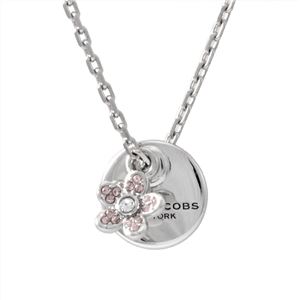 MARC JACOBS （マークジェイコブス） M0012398-040 Silver コイン デイジー ペンダント ネックレス MJ Coin Daisy Crystal Pendant