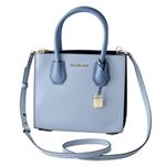 MICHAEL KORS （マイケルコース） 30T8TM9M2L 487 Pale Blue マーサー ミディアム カラーブロック 2WAY ショルダーバッグ ハンドバッグ MERCER MD