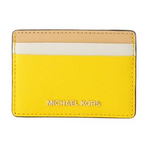 MICHAEL KORS （マイケルコース） 32T8TF6D1T 766 SNFLWR／LTCRM カラーブロック カードケース JET SET TRAVEL