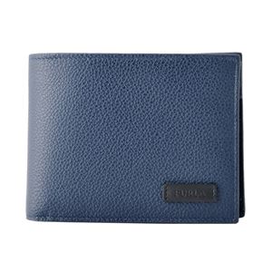 FURLA （フルラ） 938237 BLU メンズ 小銭入れ付 二つ折り財布 ULISSE