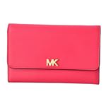 MICHAEL KORS （マイケルコース） 32S8GF6E2L 653 Rose Pink MKロゴ パスケース付 二つ折り長財布