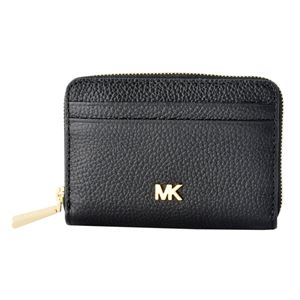 MICHAEL KORS （マイケルコース） 32T8GF6Z1L 001 Black MKロゴ ジップアップ コイン カード ケース