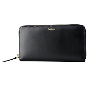 Paul smith （ポールスミス） 4778 W761A 79 Black ラウンドファスナー長財布 マルチストライプ
