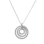 SWAROVSKI（スワロフスキー）5290187 クリスタルパヴェ サークル ペンダント ネックレス Circle