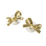 Kate Spade（ケイトスペード）WBRU4809-711 Gold リボンモチーフ スタッド ピアス SKINNY MINI bow studs