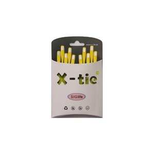 x-tie エックスタイ 結ばない靴ヒモ 【イエロー】