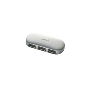BUFFALO USB2.0Hub セルフ&バスパワー 4ポート シルバー BSH4A01SV