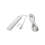 BUFFALO OAタップ 3ピン 6個口 集中スイッチ付 2.5m ホワイト BSTA36C25WH