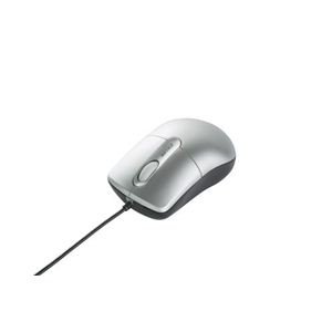 BUFFALO 光学式有線マウス USB接続 Sサイズ 延長ケーブル付 シルバー BSMOU05SSV