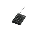 BUFFALO テンキーボード USB接続 スタンダード Tabキー付 ブラック BSTK03BK