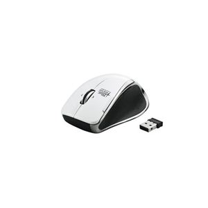 BUFFALO BlueLED無線マウス 超高感度 2.4GHz 6ボタン チルト ホワイト BSMBW03WH