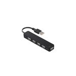 BUFFALO USB2.0Hub バスパワー 5ポート スマホ推奨ポート付 ブラック BSH5U03BK