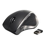 BUFFALO BlueLED無線マウス Simpring対応 2.4GHz 5ボタン 横スクロール ブラック SRMB01BK