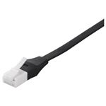 BUFFALO ツメの折れないLANケーブル カテゴリー6 ストレート フラットタイプ 1.0m ブラック BSLS6FU10BK