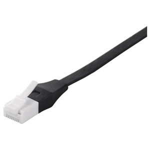 BUFFALO ツメの折れないLANケーブル カテゴリー6 ストレート フラットタイプ 10m ブラック BSLS6FU100BK