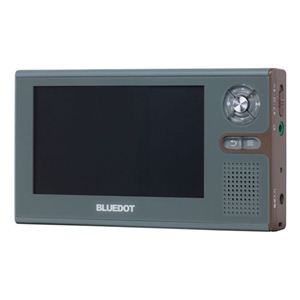 ブルードット BLUEDOTポータブルデジタルテレビ 4インチワンセグ専用グレー BTV-410G
