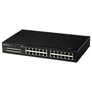 バッファロー レイヤー2 ノン・インテリジェントGigaスイッチ 24ポートモデル BS-G2124U