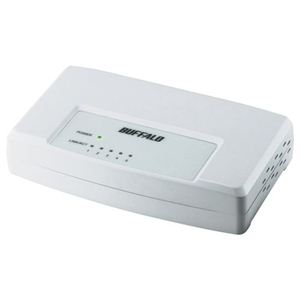 バッファロー 10/100M 5ポート スイッチングHub ホワイト LSW3-TX-5EPL